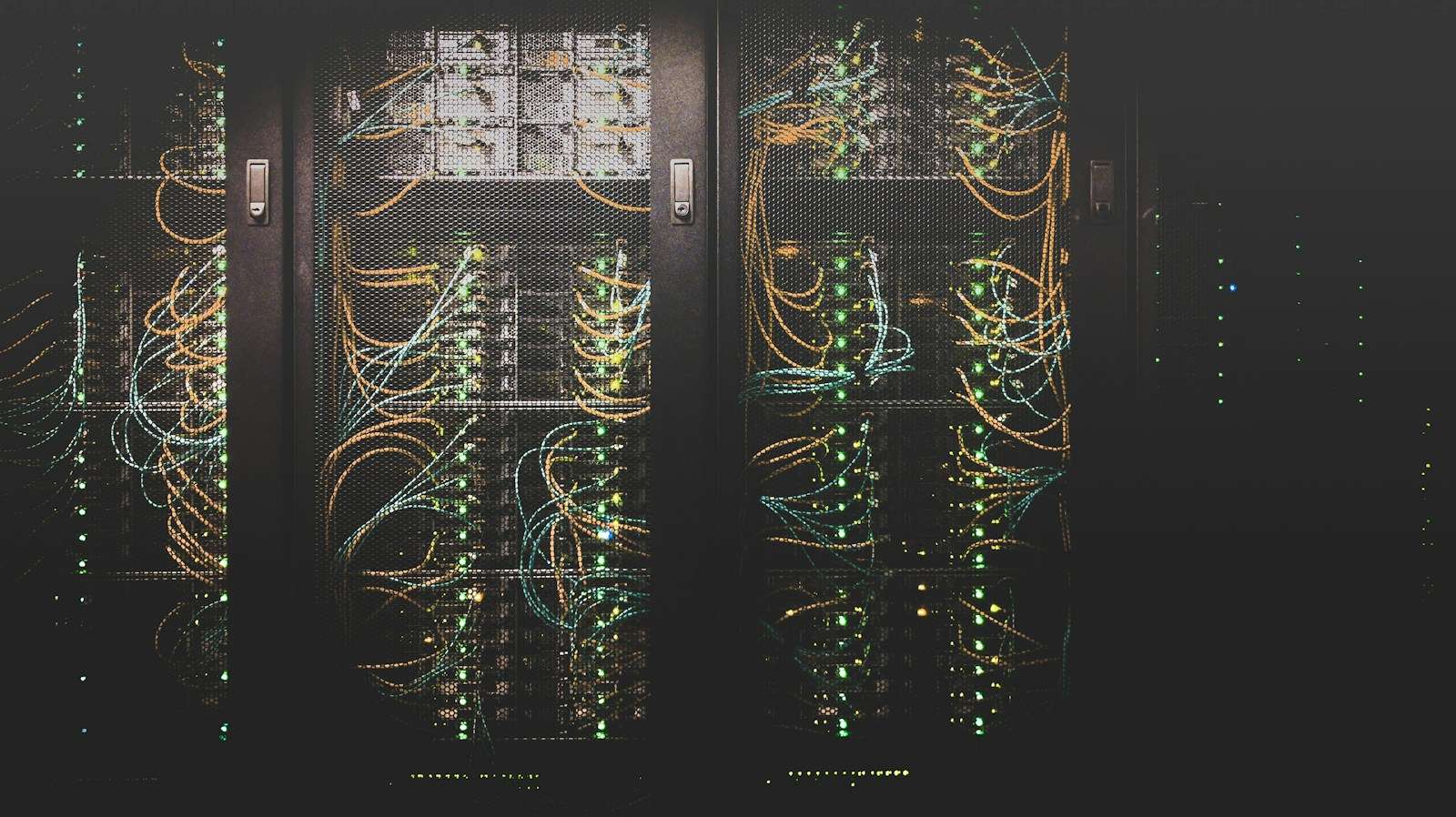 Network infrastructure and server connections representing the systems Australian businesses should review for cyber threats